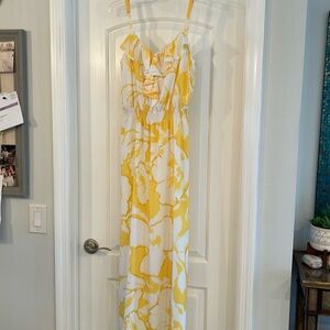 The loft maxi sleeveless lined dress